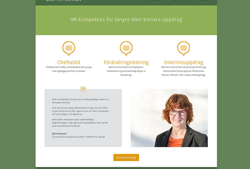 Ny webbsida för BIM HR-konsult
