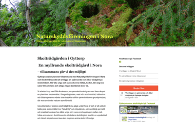 Upputsning av Naturskyddsföreningens webbsida