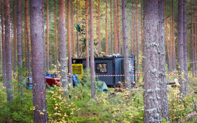 Kärnborrning pågår