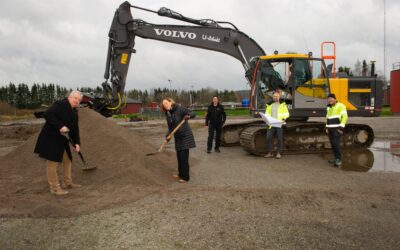 Startskottet för Noras nya reningsverk