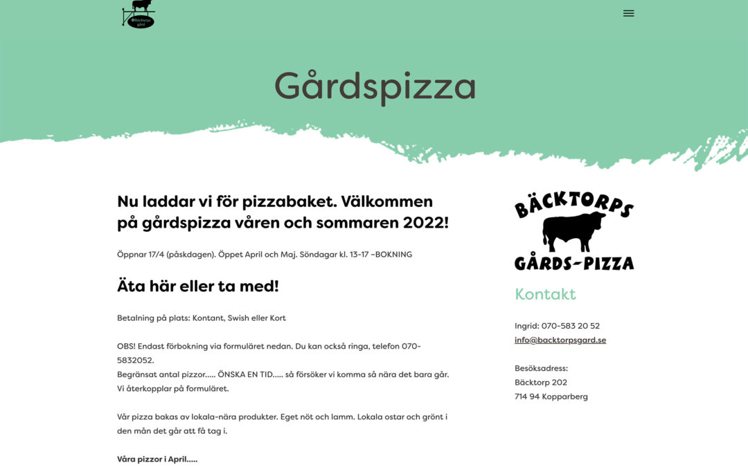 Gårdspizza 🍕