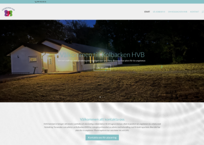 Webbsida för Kolbacken HVB – 2022