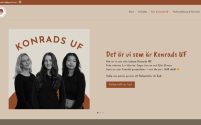 Webbsida Konrads UF