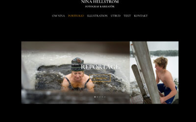 Ny webbsida för fotograf & kreatör Nina Hellström