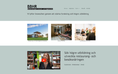 Webbsida för BBHR